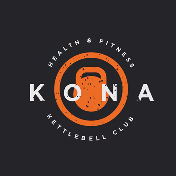 kona Fitness trainer logo design Fitness trainer logo Examples (Kona Fitness) - SmallBusinessWeb